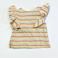 Striped flutter top - Size 6-9 months