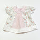 White floral top - Size 6-9 months