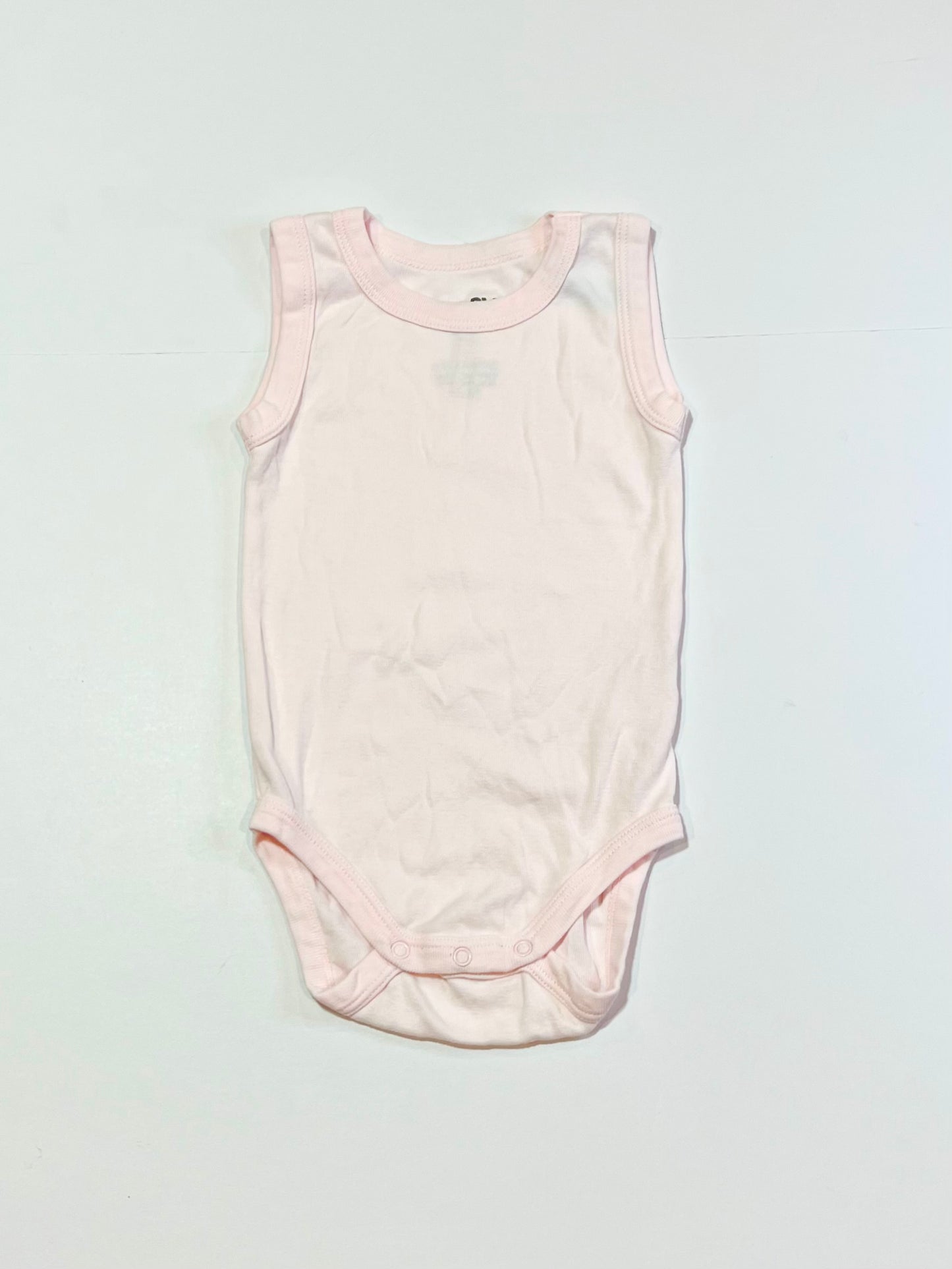 Pink ribbed bodysuit - Size 0