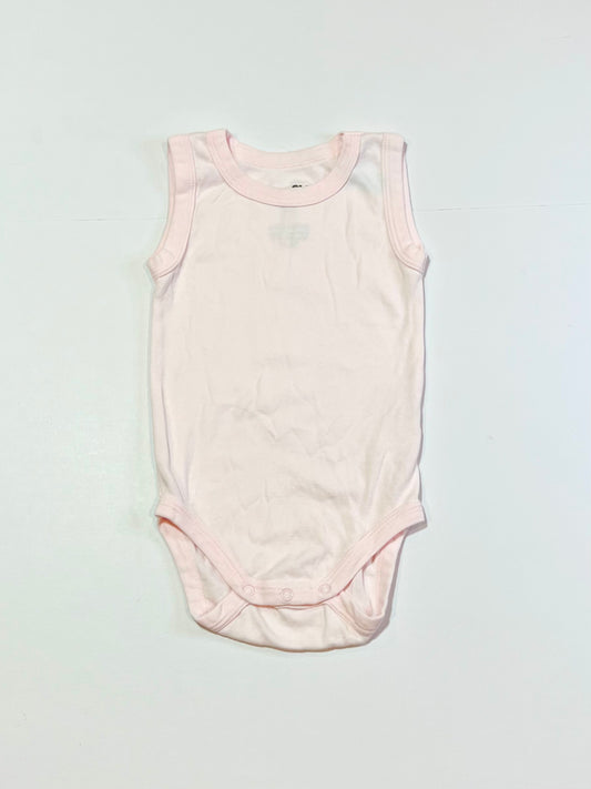 Pink ribbed bodysuit - Size 0