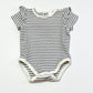 Striped ribbed bodysuit - Size 0