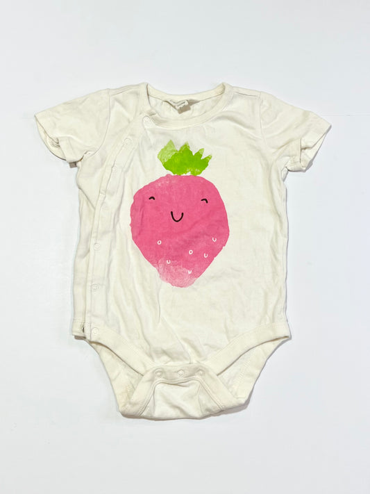 White strawberry bodysuit - Size 0