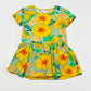 Sunflowers dress bodysuit - Size 0