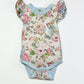 Floral ruffle bodysuit - Size 0