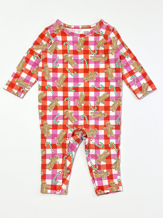 Christmas gingerbread onesie - Size 0