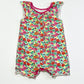 Floral romper - Size 9-12 months