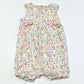 Floral romper - Size 9-12 months
