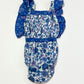 Blue floral romper - Size 0