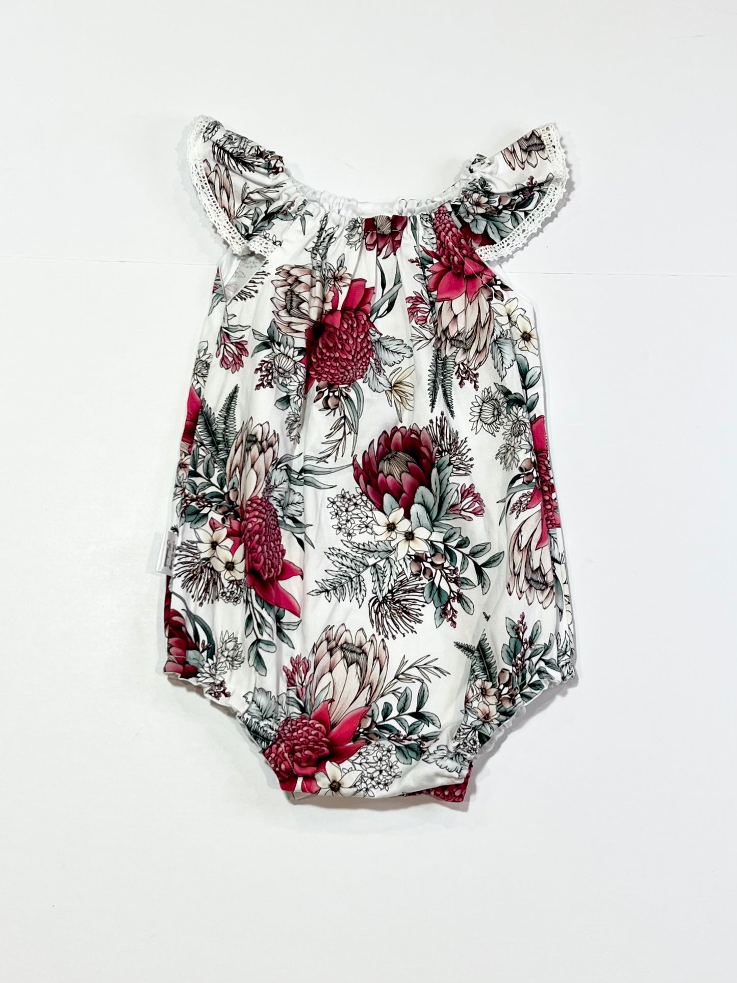 Floral romper - Size 0