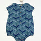 Blue cotton romper brand new - Size 9-12 months