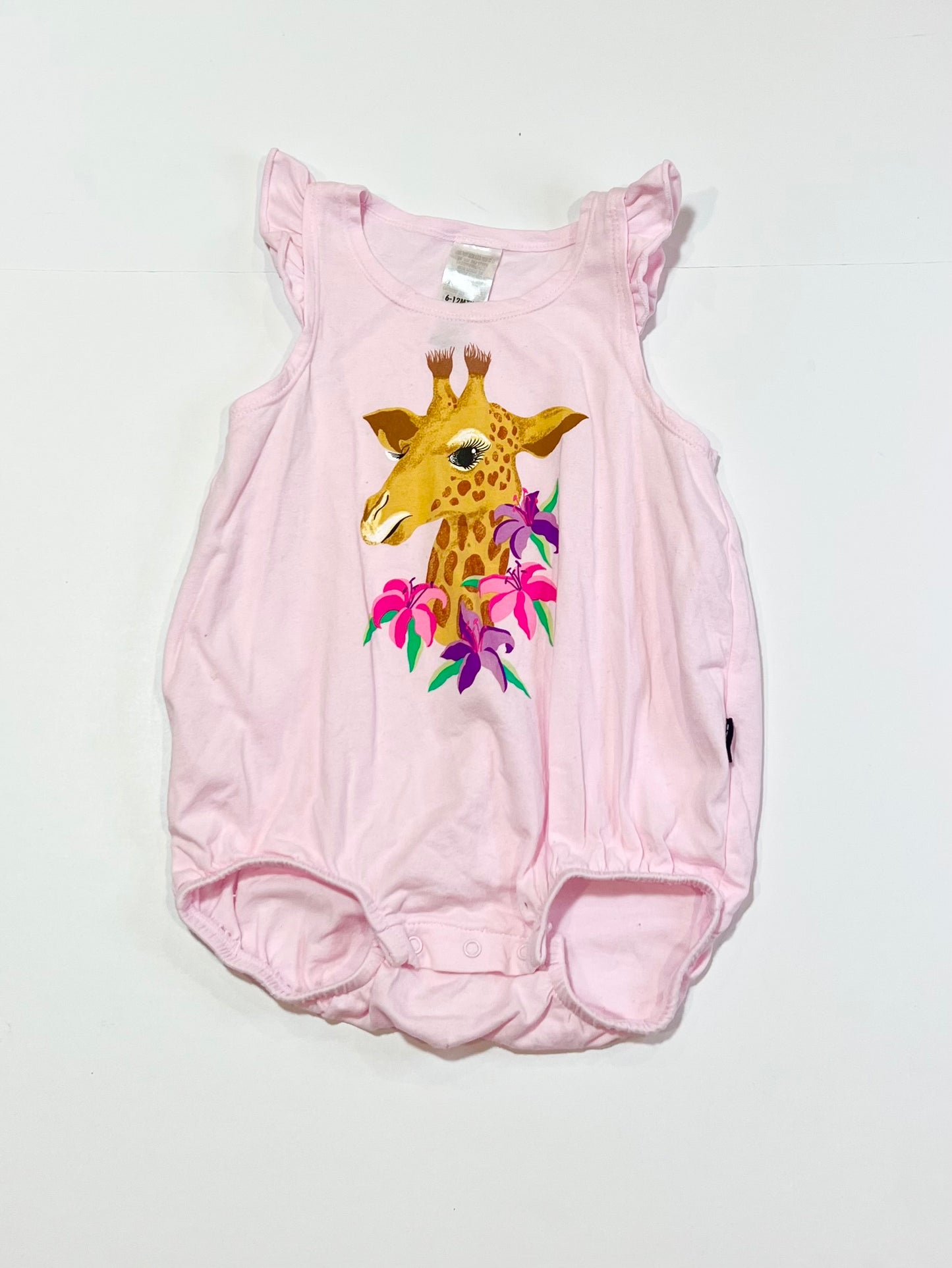 Giraffe bubblesuit romper - Size 0
