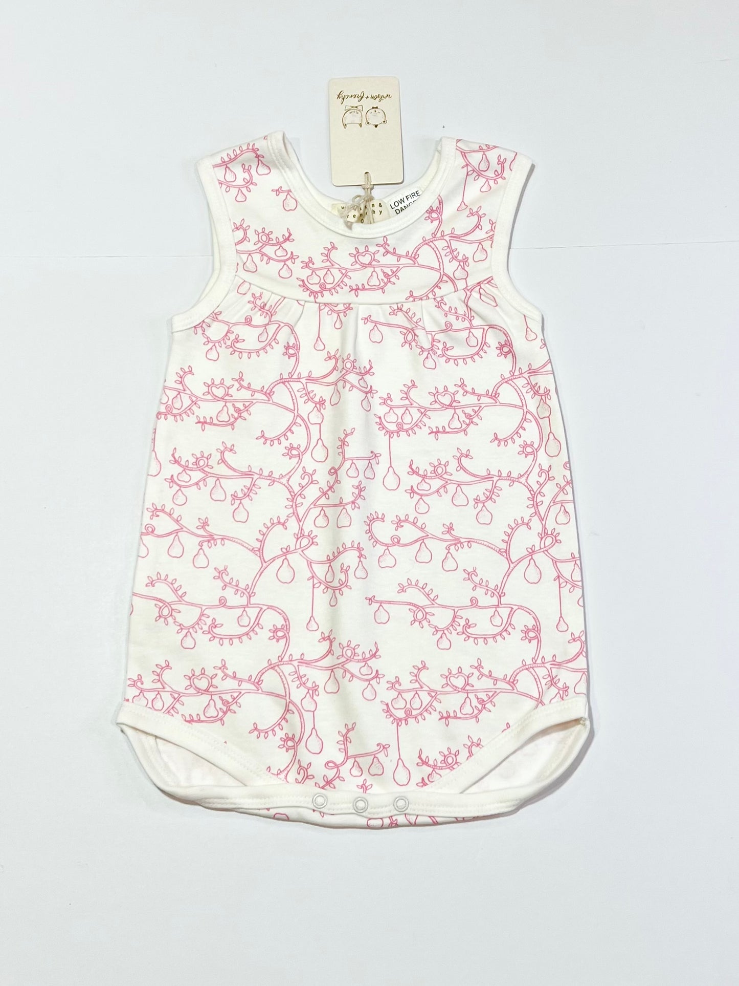 Little pear tree bodysuit brand new - Size 0