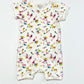Triangles ruffle romper - Size 0