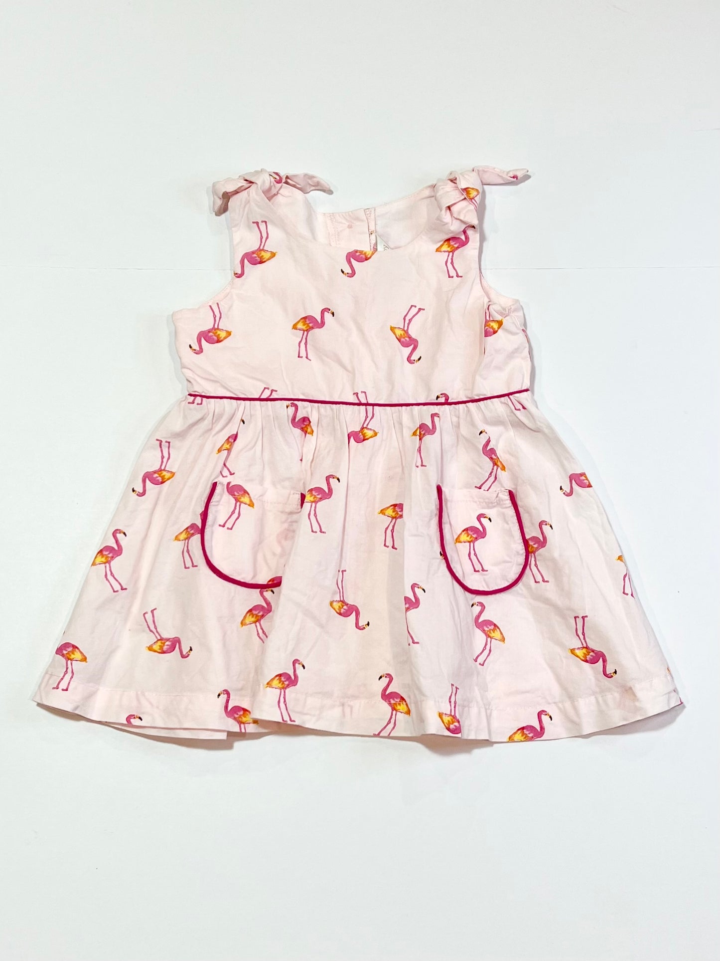 Pink flamingo dress - Size 00