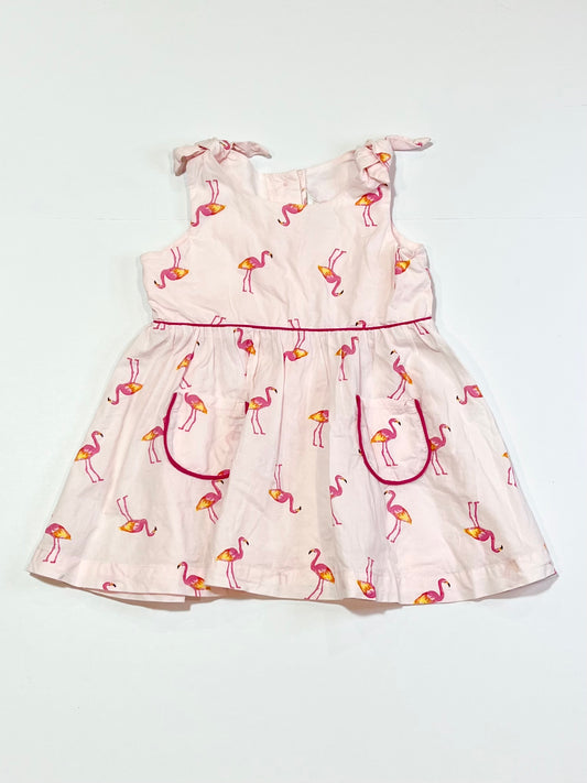 Pink flamingo dress - Size 00