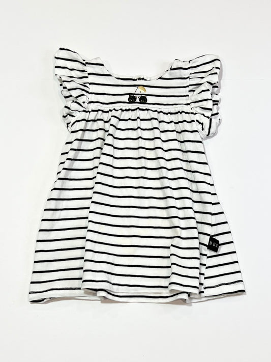 Striped jersey dress - Size 00