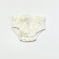 White woven nappy cover - Size 00