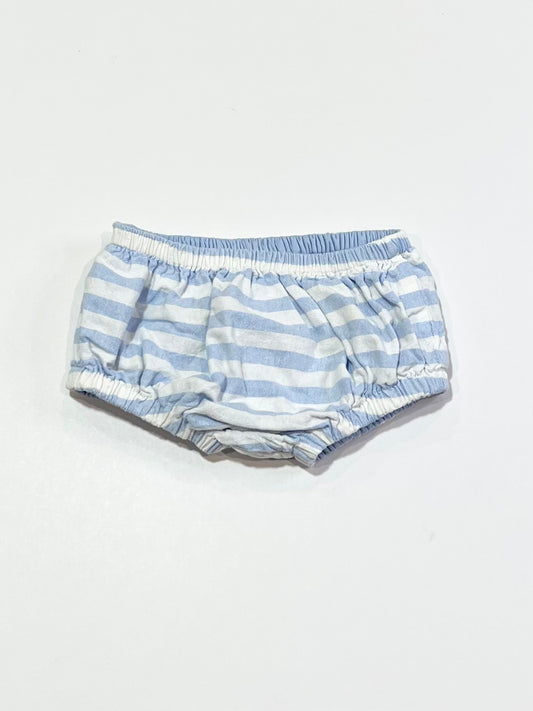 Striped nappy cover - Size 00