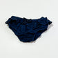 Navy ruffle nappy cover - Size 00