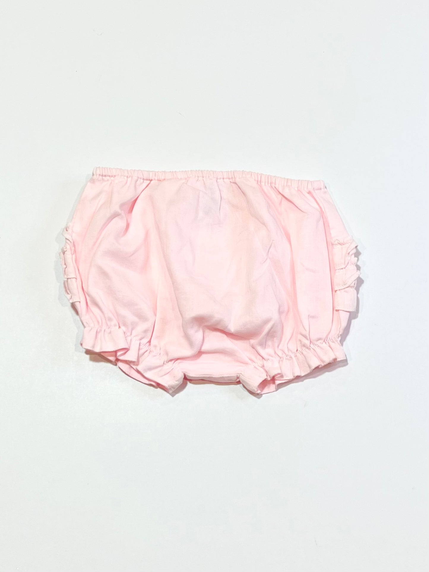 Pink ruffle bloomers - Size 00