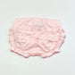 Pink ruffle bloomers - Size 00