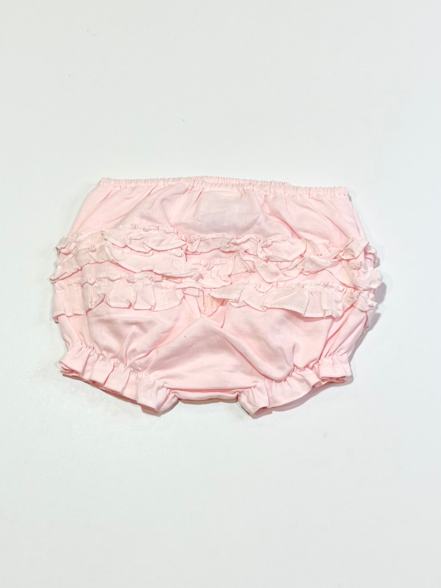 Pink ruffle bloomers - Size 00