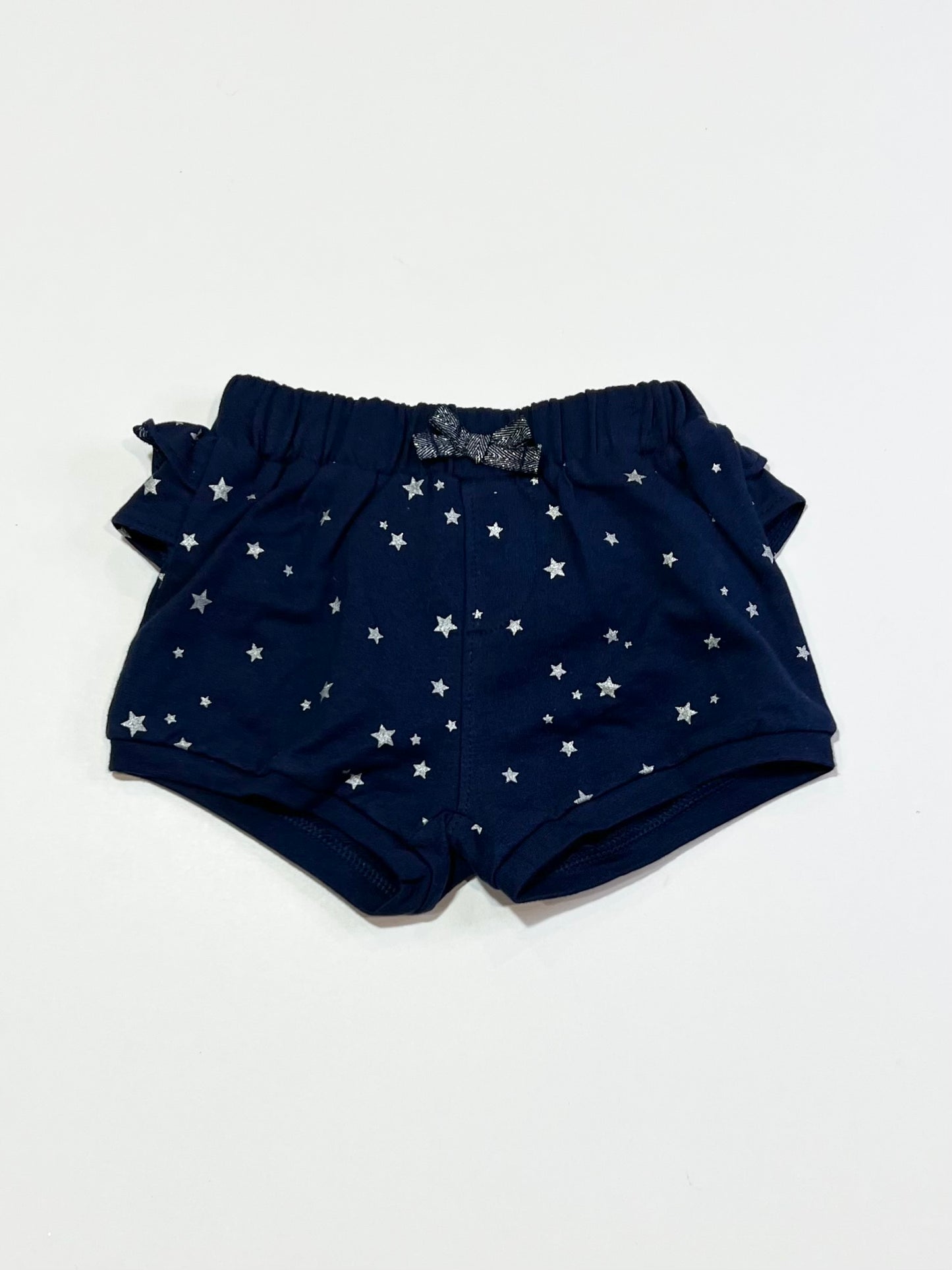 Navy stars ruffle shorts - Size 00