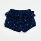 Navy stars ruffle shorts - Size 00