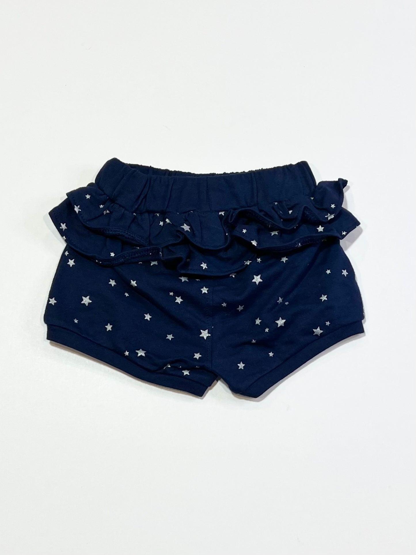 Navy stars ruffle shorts - Size 00