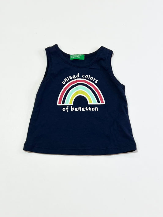 Navy rainbow tank - Size 00