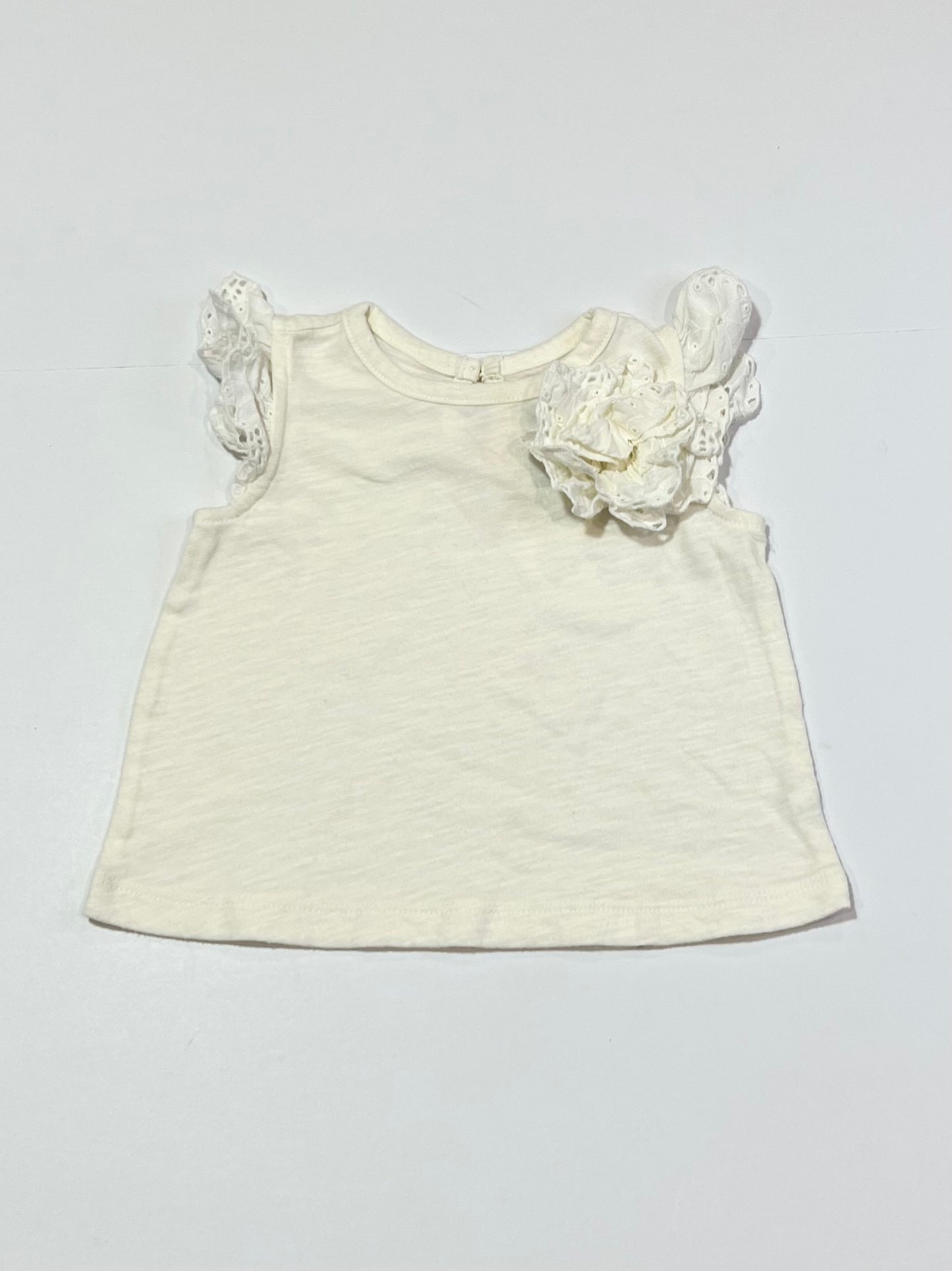 Flower ruffle tank - Size 00