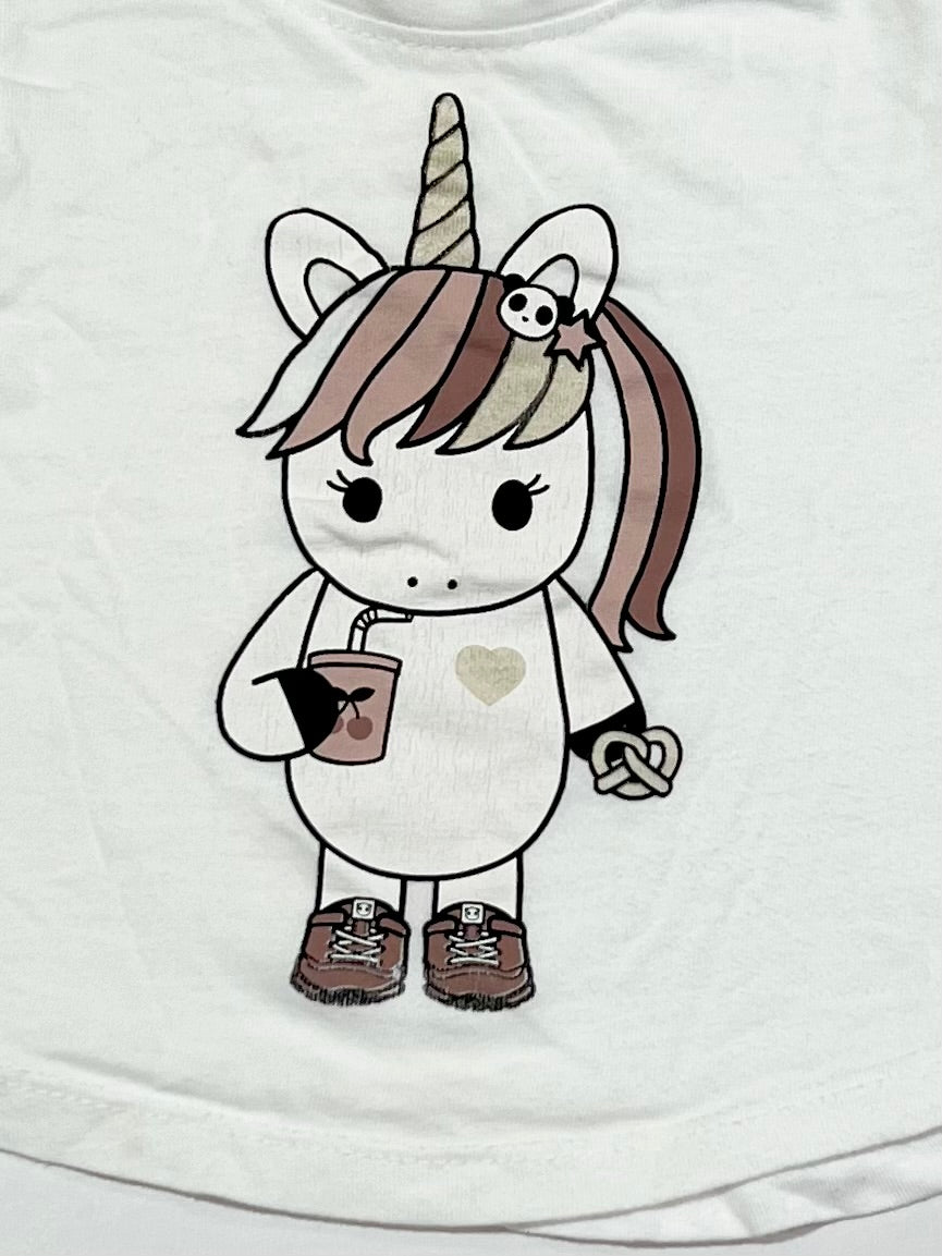White unicorn tee - Size 00