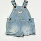 Striped floral denim overalls - Size 00
