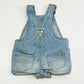 Striped floral denim overalls - Size 00