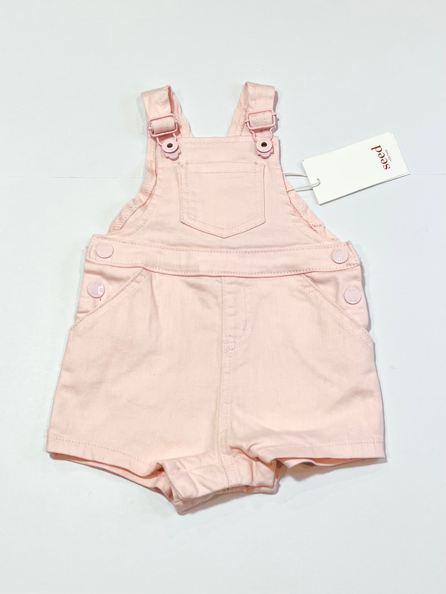 Pink overalls brand new - Size 00