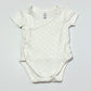 Spotty cross-over bodysuit - Size 00