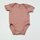 Dusty pink ribbed bodysuit - Size 4-6 months