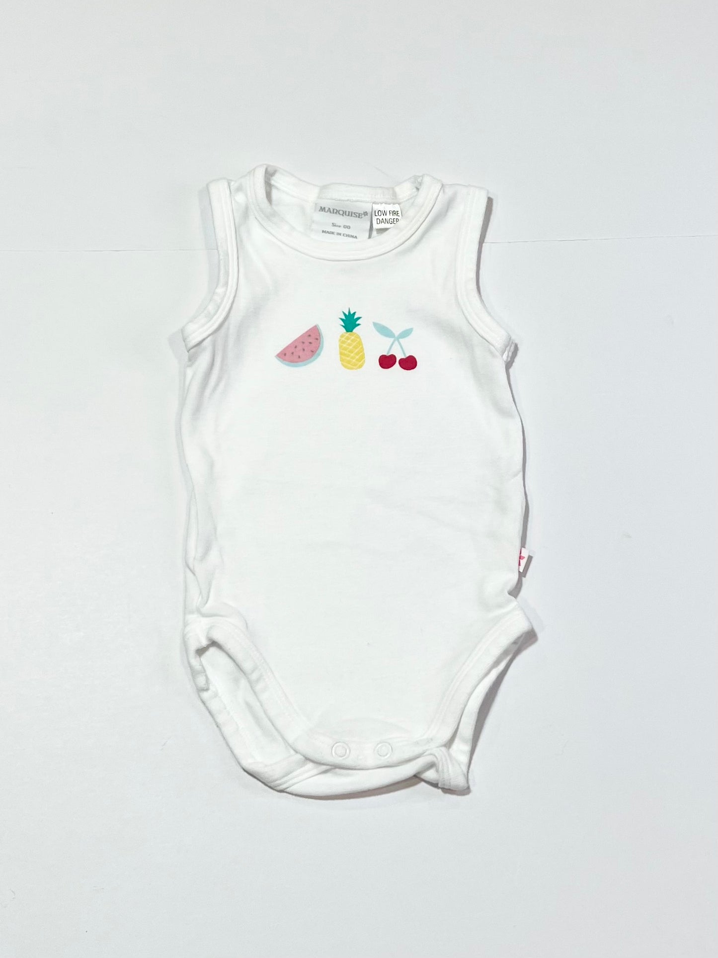 White fruit bodysuit - Size 00