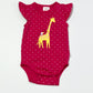 Spotty giraffe bodysuit - Size 00