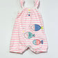 Striped fish romper - Size 00