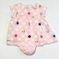 Spotty bunny dress romper - Size 00