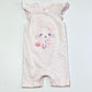 Pink bunny romper - Size 00