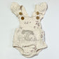 Cream ruffle romper - Size 00