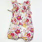 Floral smocked romper - Size 00