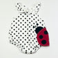 Spotty ladybug romper - Size 00