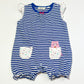 Striped cat romper - Size 00