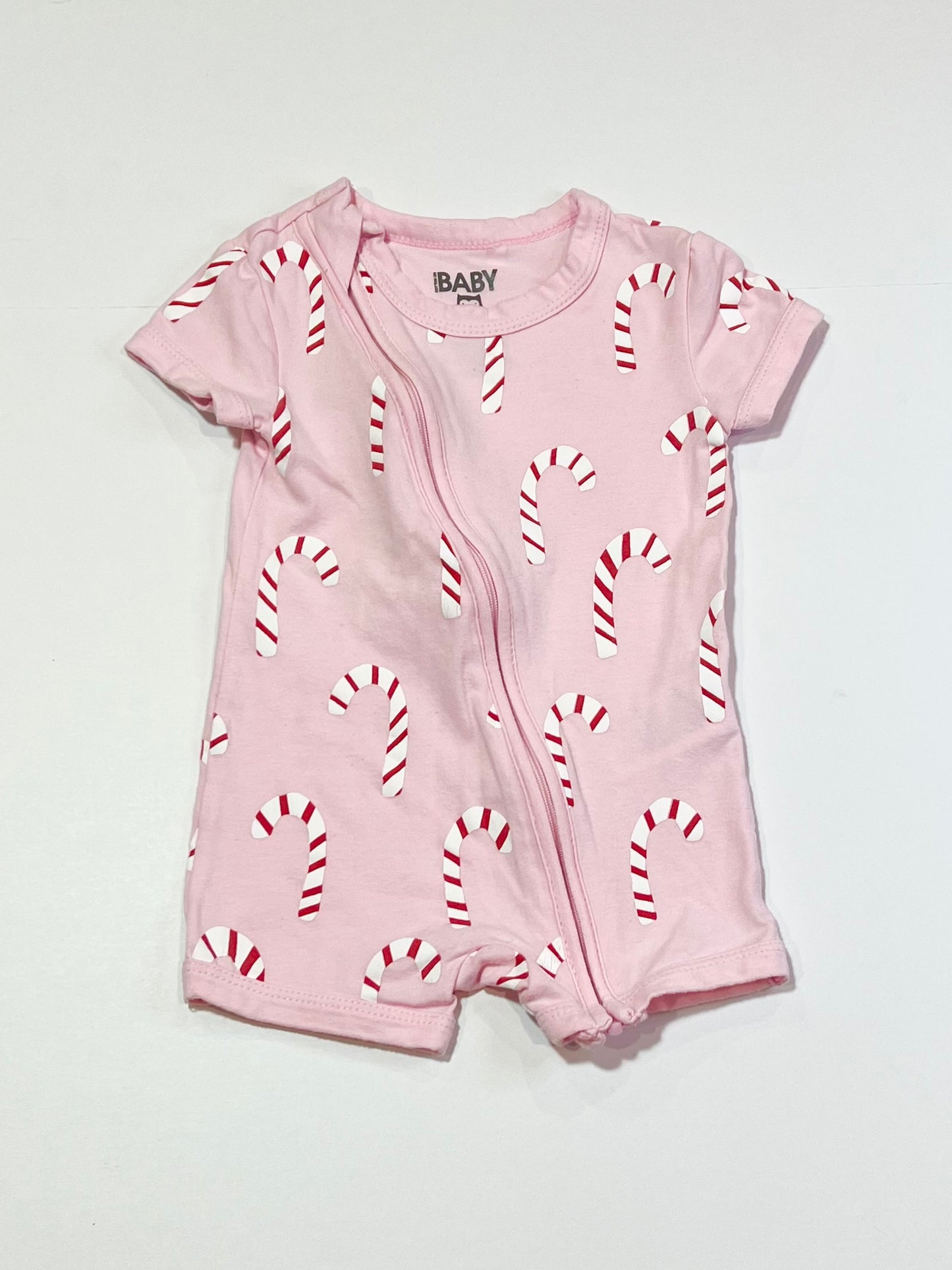 Candy cane zip romper - Size 00