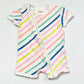 Striped zip romper - Size 00