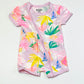 Floral zip romper - Size 00