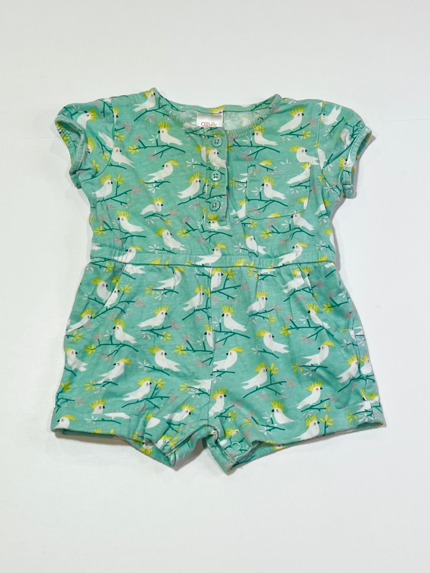 Cockatoo romper - Size 00
